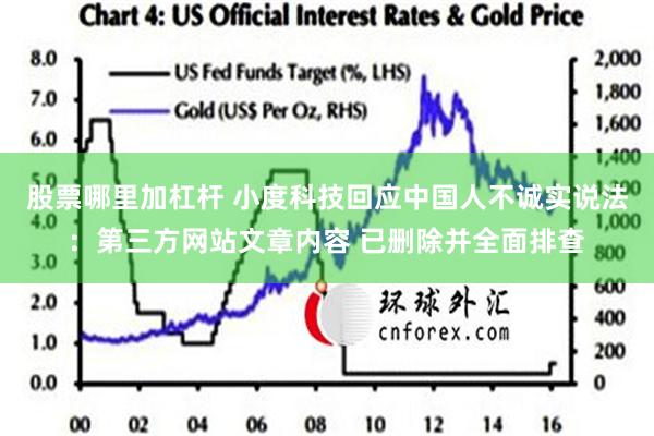 股票哪里加杠杆 小度科技回应中国人不诚实说法：第三方网站文章内容 已删除并全面排查