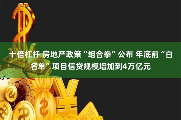 十倍杠杆 房地产政策“组合拳”公布 年底前“白名单”项目信贷规模增加到4万亿元